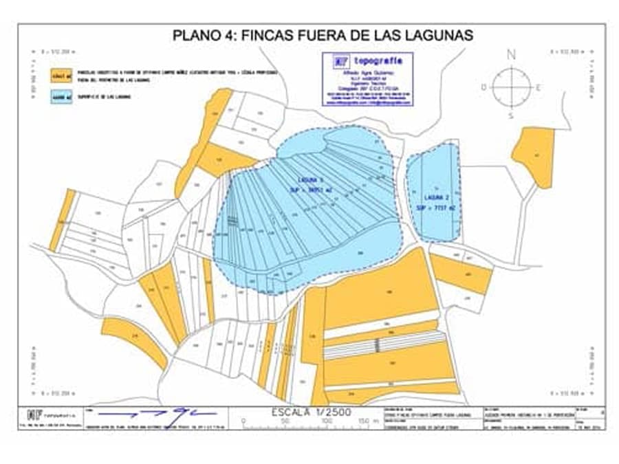 Planos topográficos parcelas